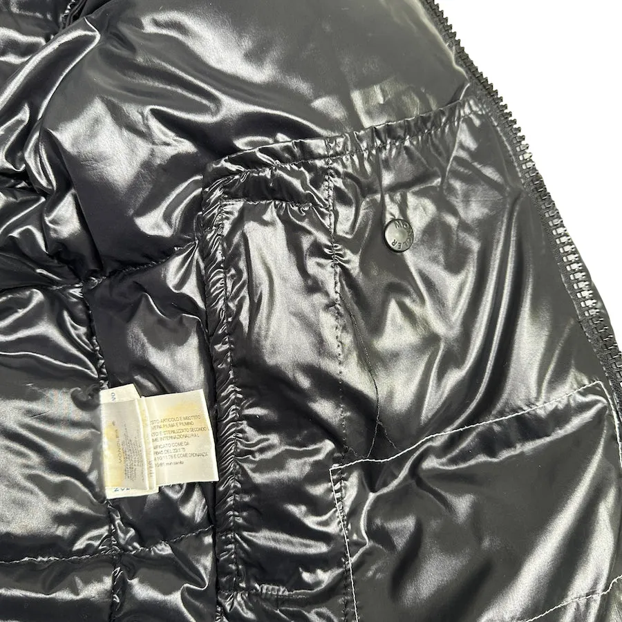 (4) MONCLER BLACK EVEREST DOWN JACKET