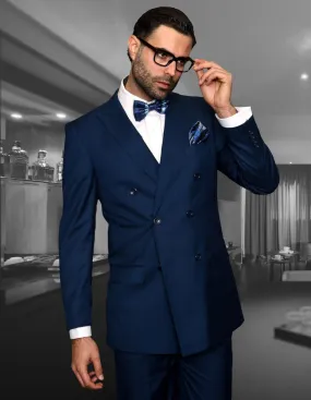 ANWAR SAPPHIRE REGULAR FIT DOUBLE BREASTED SUIT