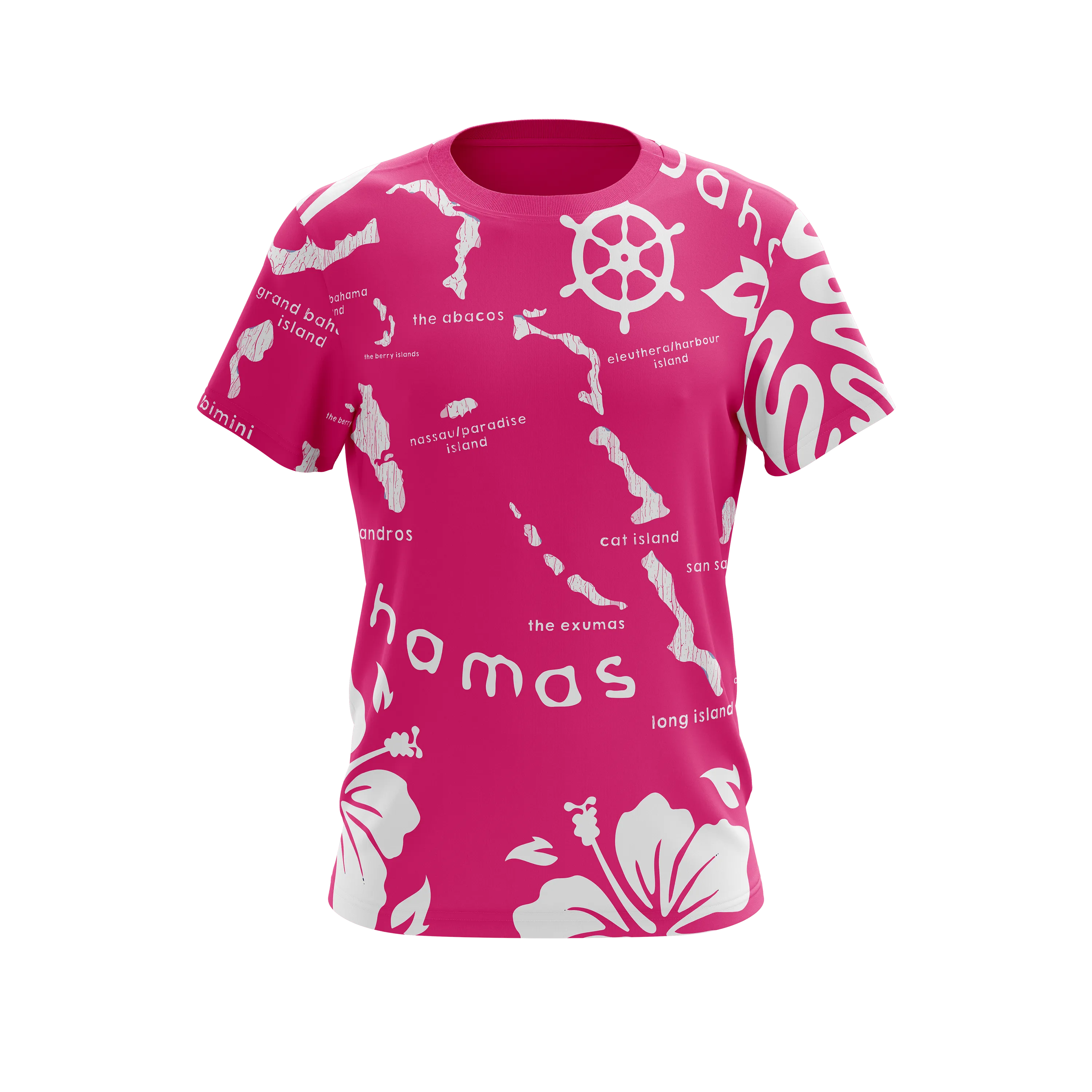 ARCHIPELAGO TEE- FUCHSIA