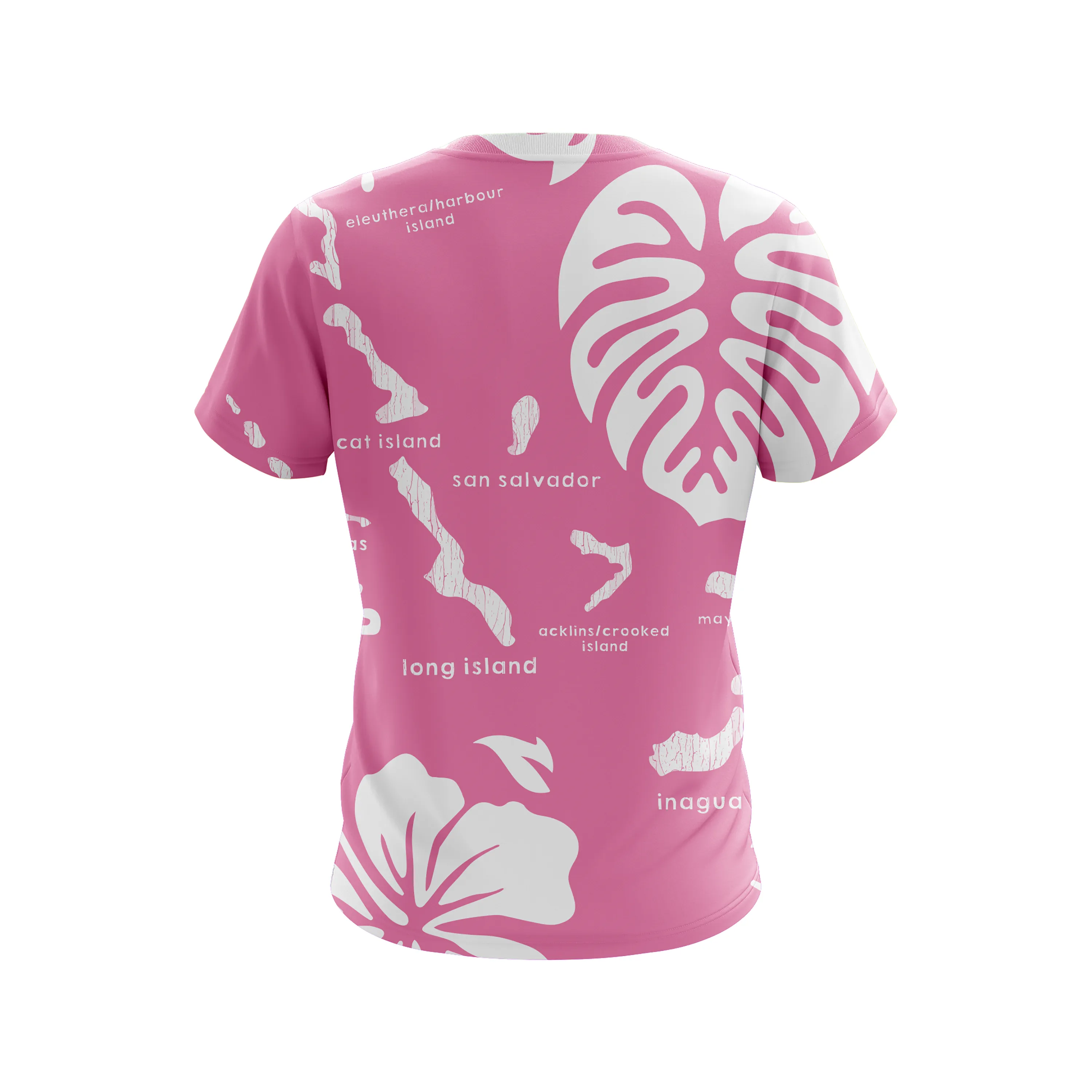 ARCHIPELAGO TEE- PINK & WHITE