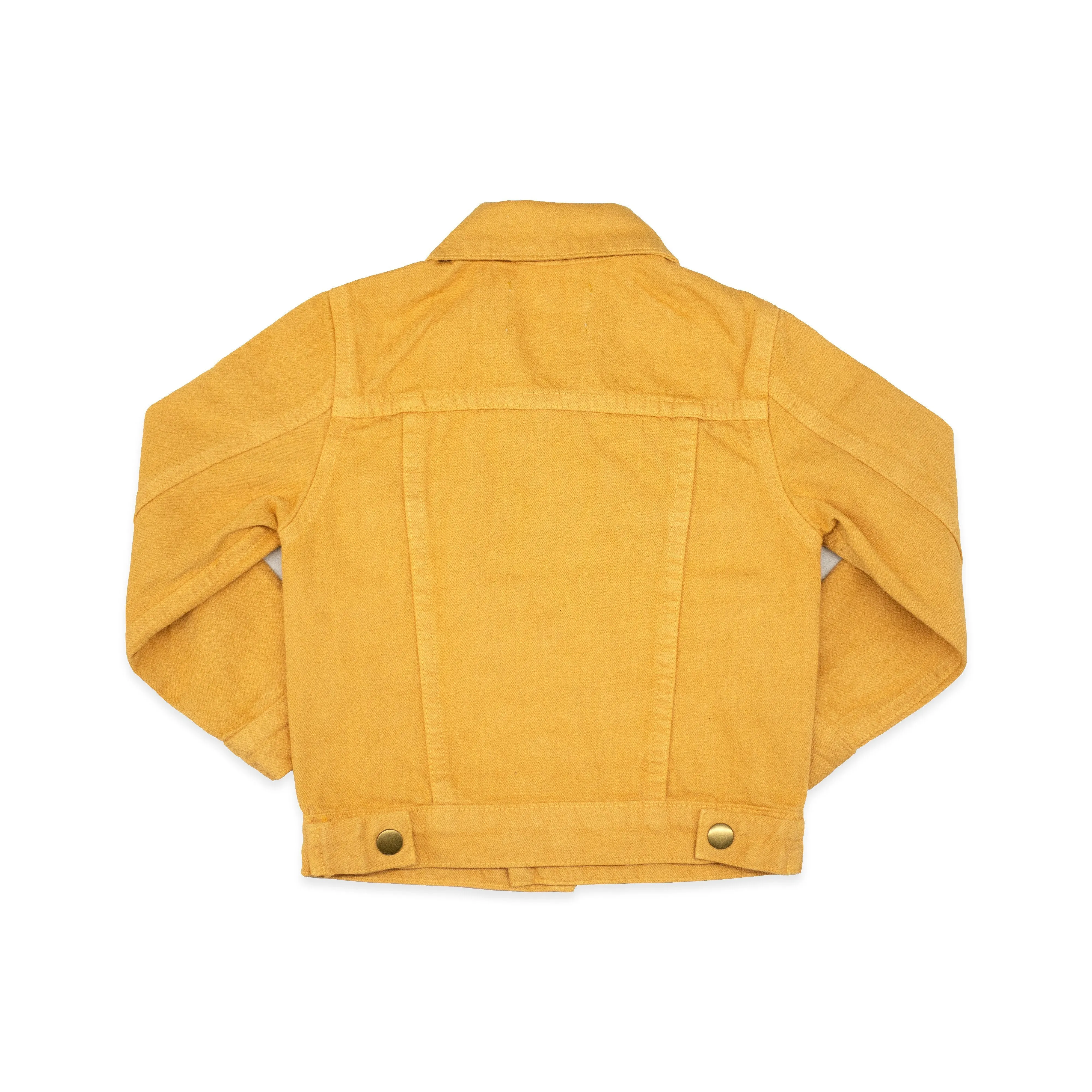 Babies   Kids Denim Jacket - Turmeric Orange