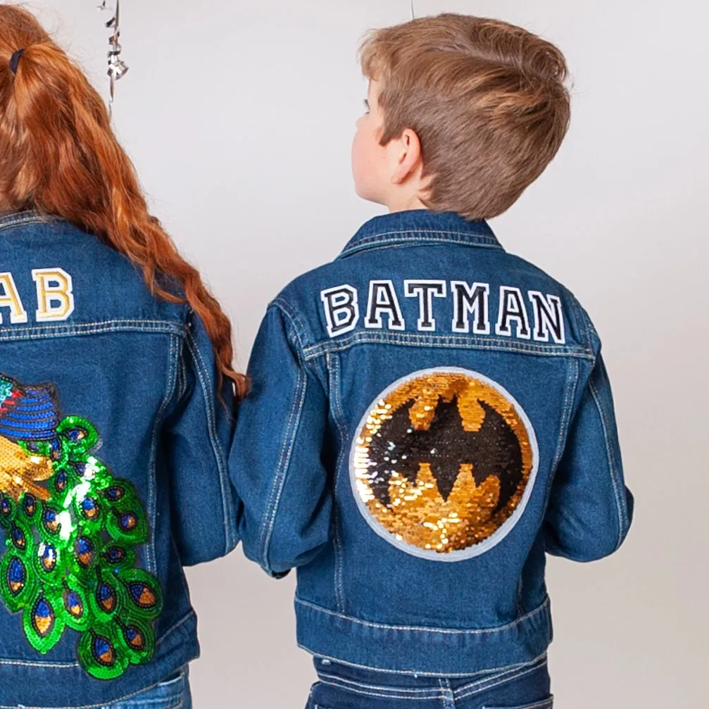 Batman Superman Denim Jacket