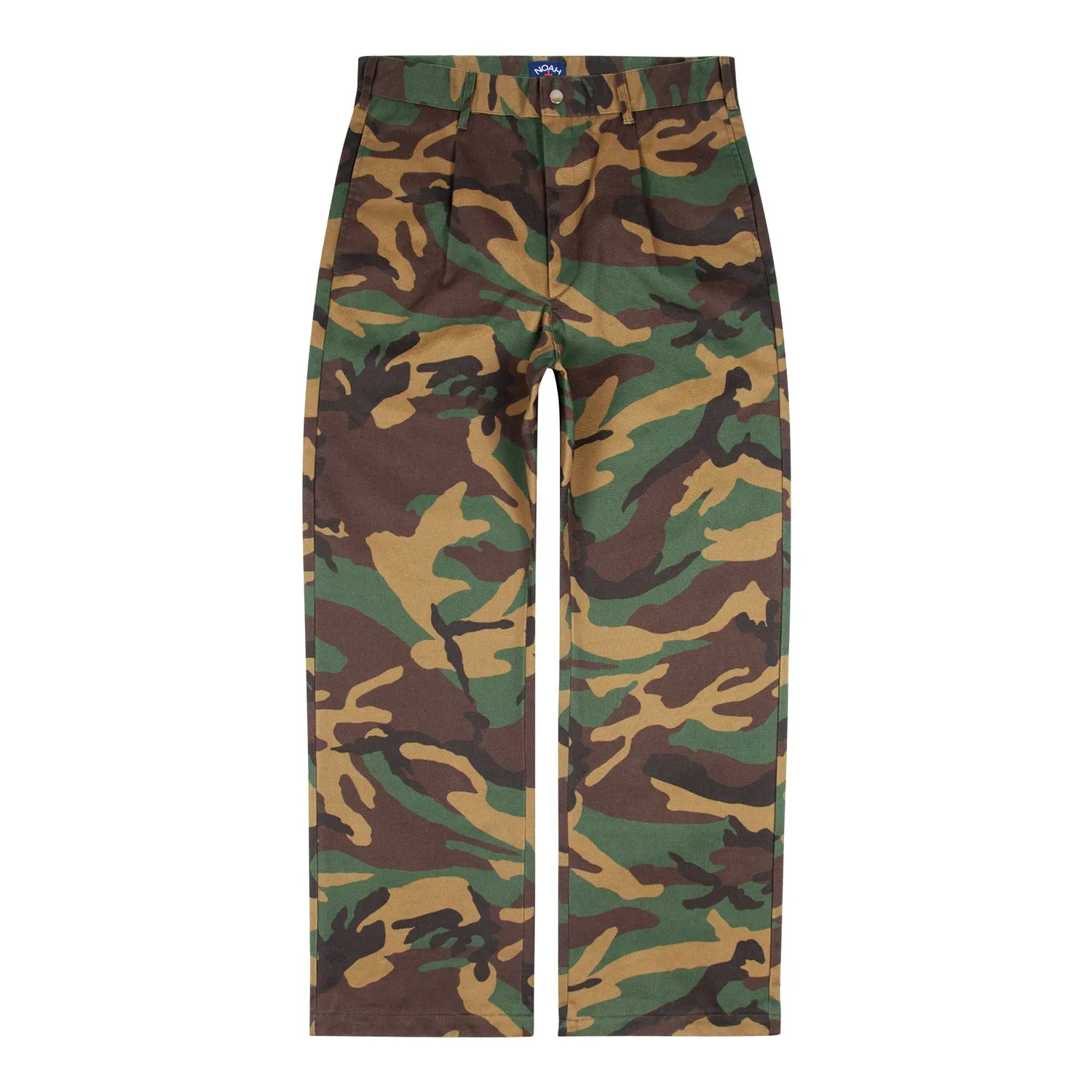 Camo Single-Pleat Pant