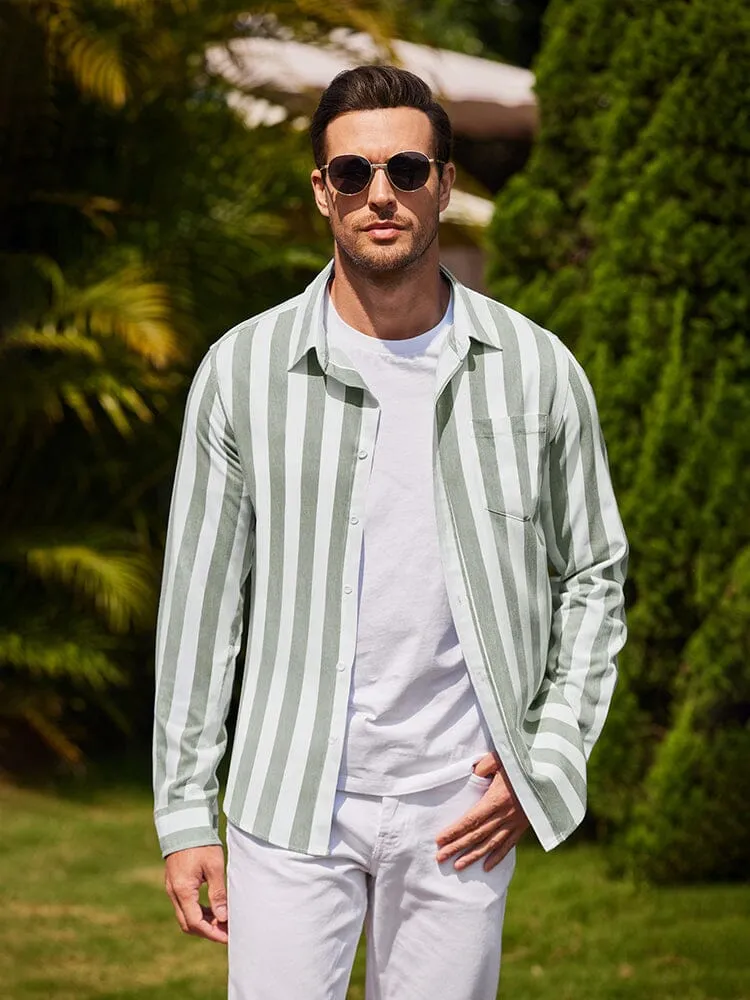 Casual Striped Button Up Shirts (US Only)