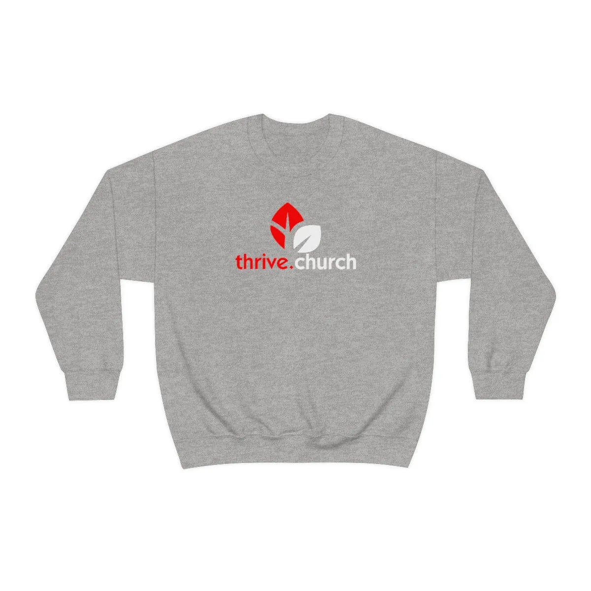 Christmas Logo Red & White Crewneck Sweatshirt