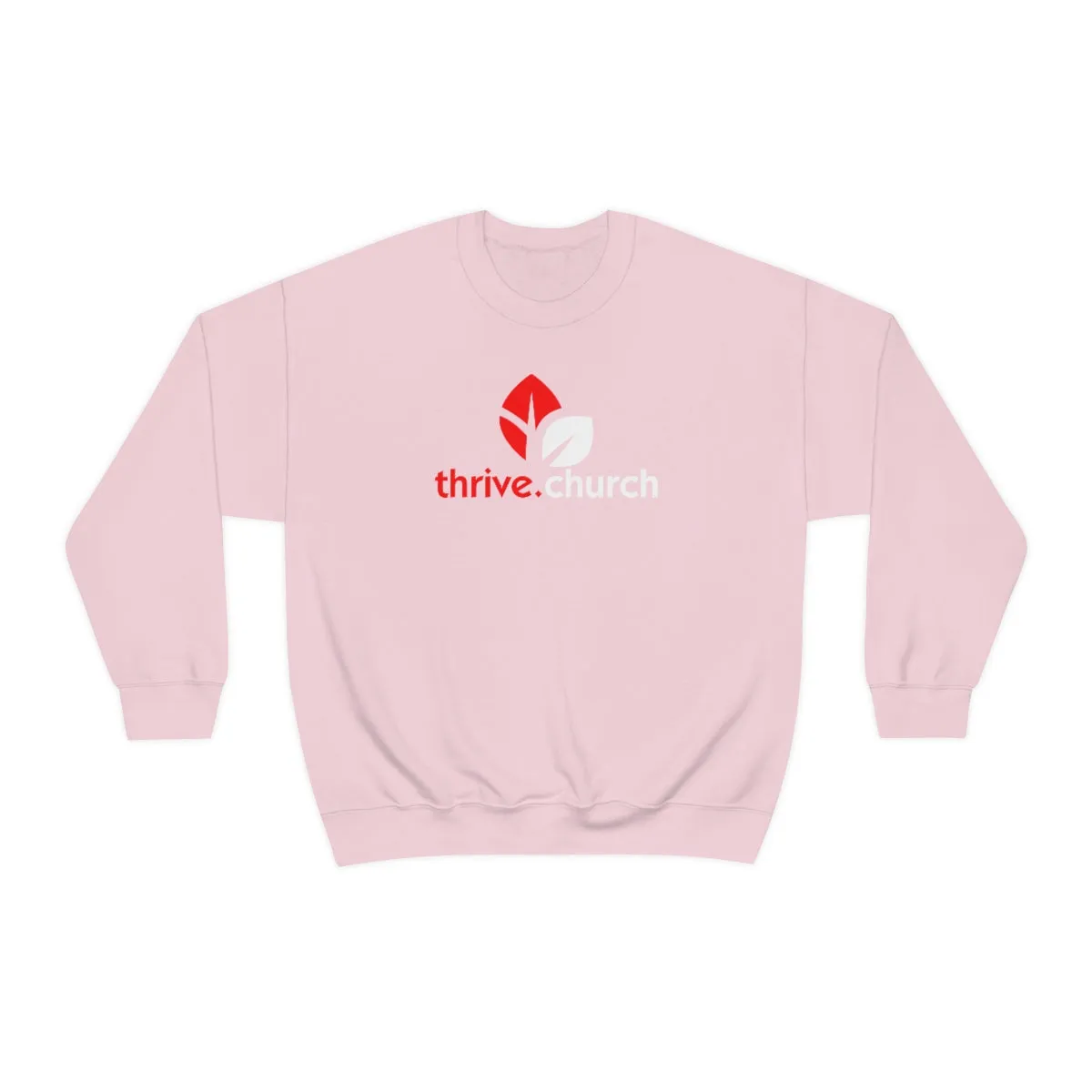 Christmas Logo Red & White Crewneck Sweatshirt