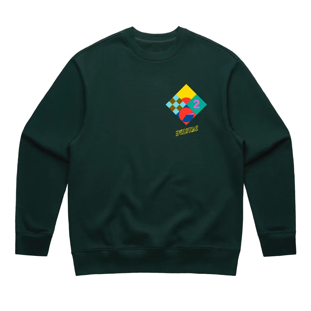 Code / Green Crewneck