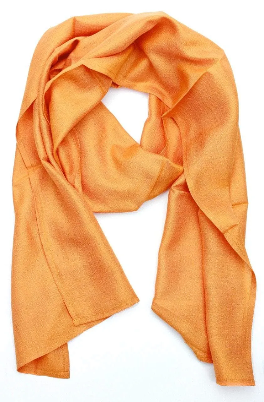 Cruelty-Free Silk Pumpkin Colored Kata