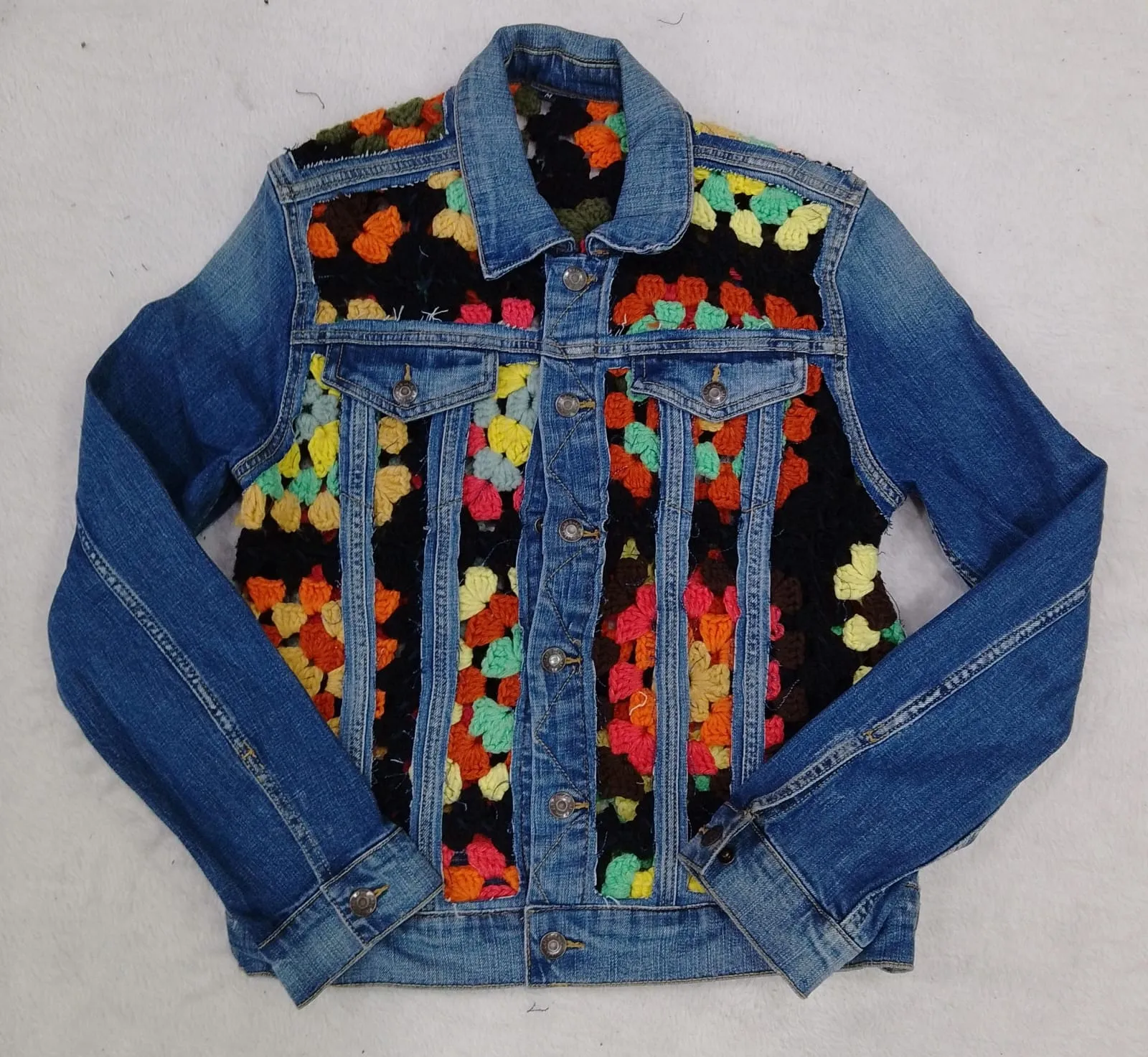 Custom handpick Fripe, Mix Denim Jackets - 42 pcs