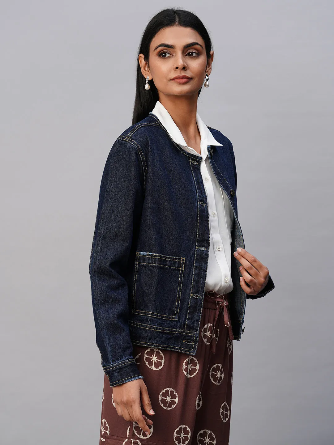 Denim Take On The "Classic Bouclé Jacket"