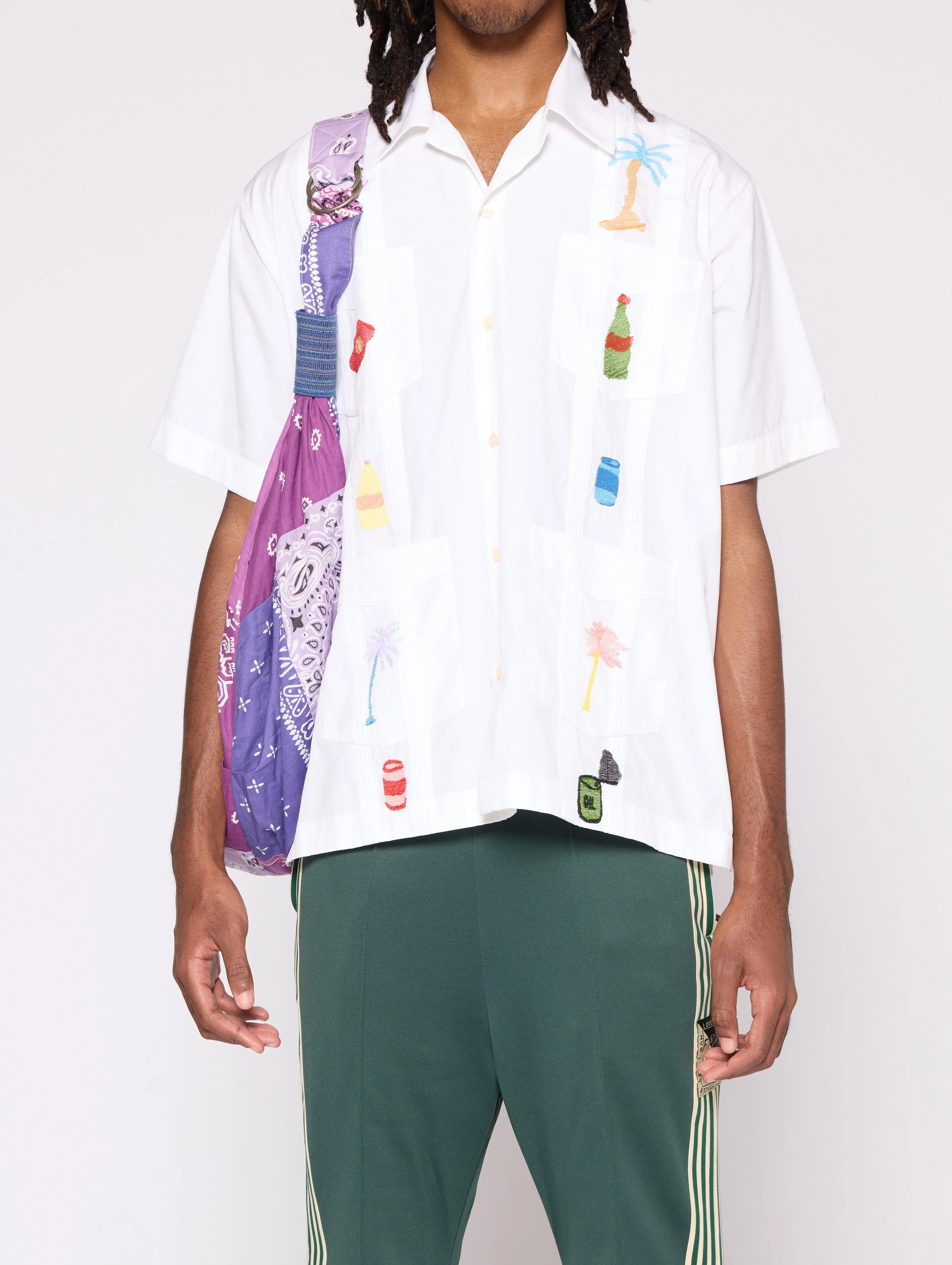 Embroidered Camp Shirt