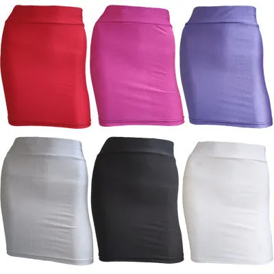 Europe Twinkle Skirt Stretchable Slim Look Hip Flattering High Waist Sporty Yoga Pencil Quick Dry Breathable Skirt