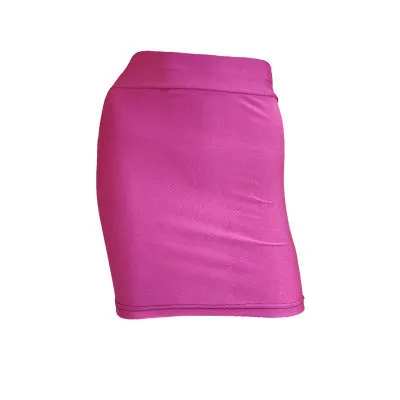 Europe Twinkle Skirt Stretchable Slim Look Hip Flattering High Waist Sporty Yoga Pencil Quick Dry Breathable Skirt