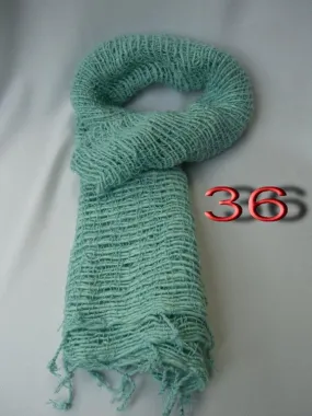 Fair Trade 100% Organic Cotton Scarf Mint Green