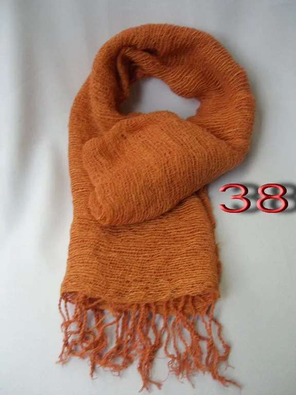 Fair Trade 100% Organic Cotton Scarf Orange