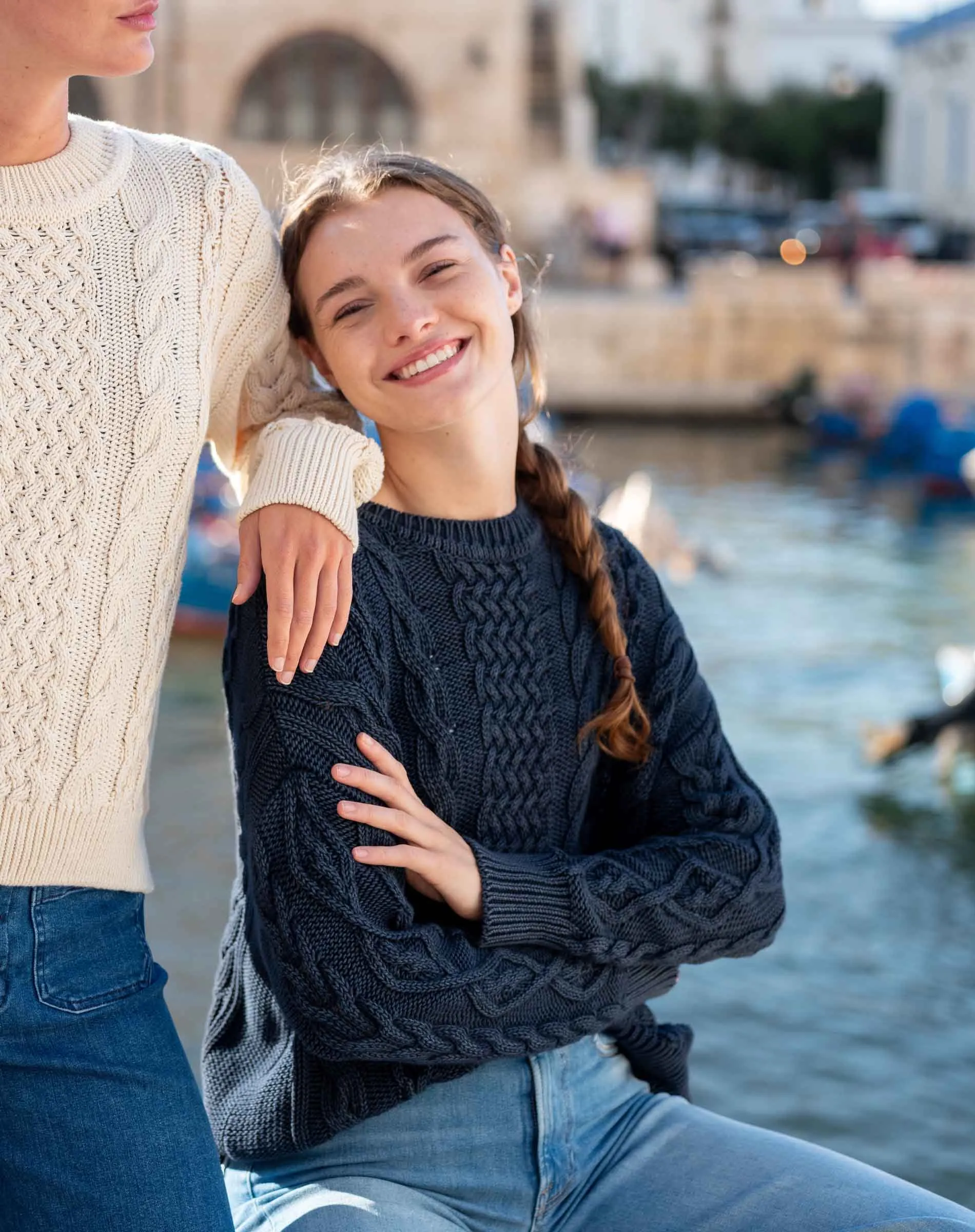 Fisherman Crewneck Pullover