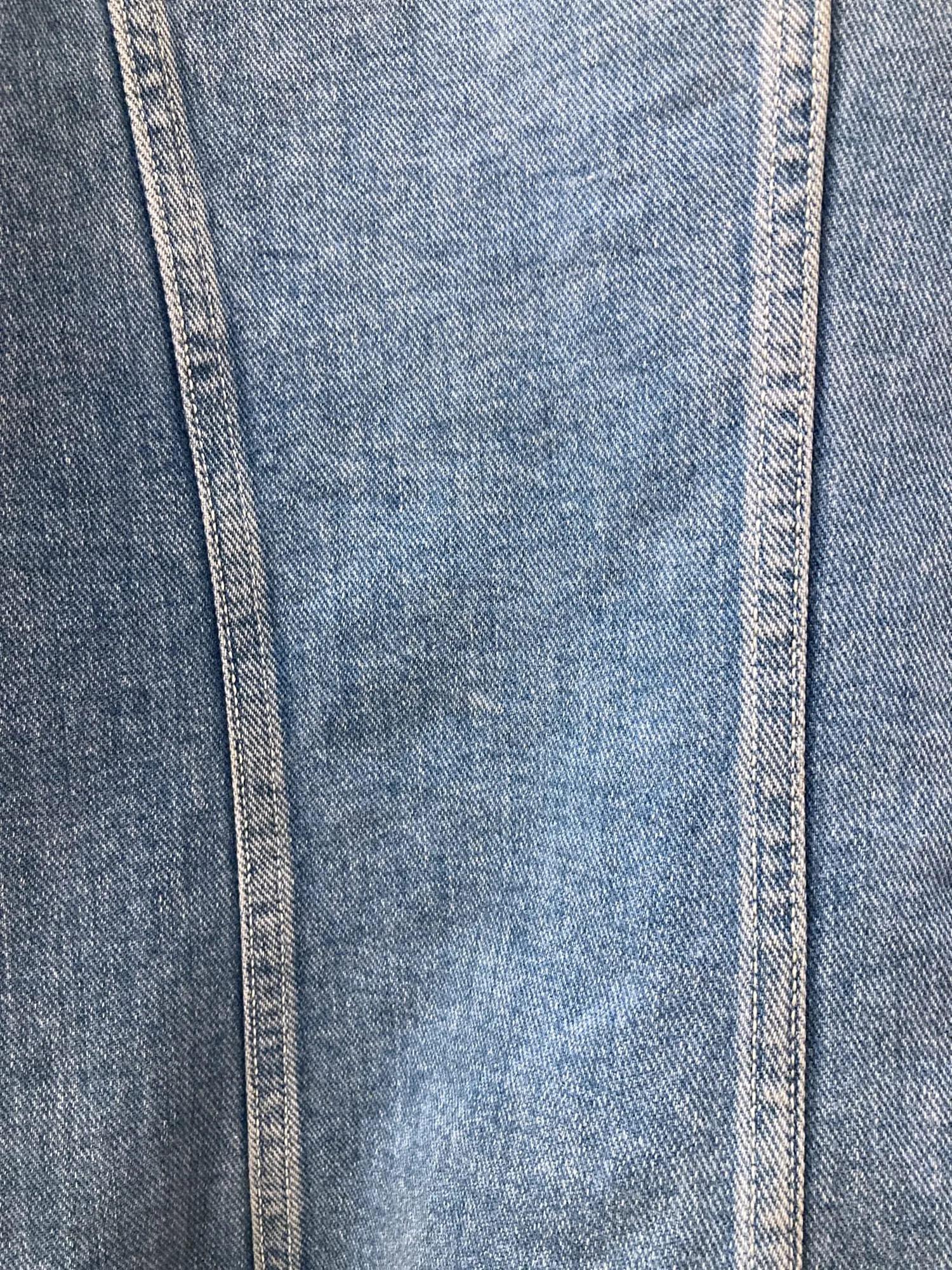 Gianfranco Ferre Jeans 1990s faded washed blue panelled denim jacket