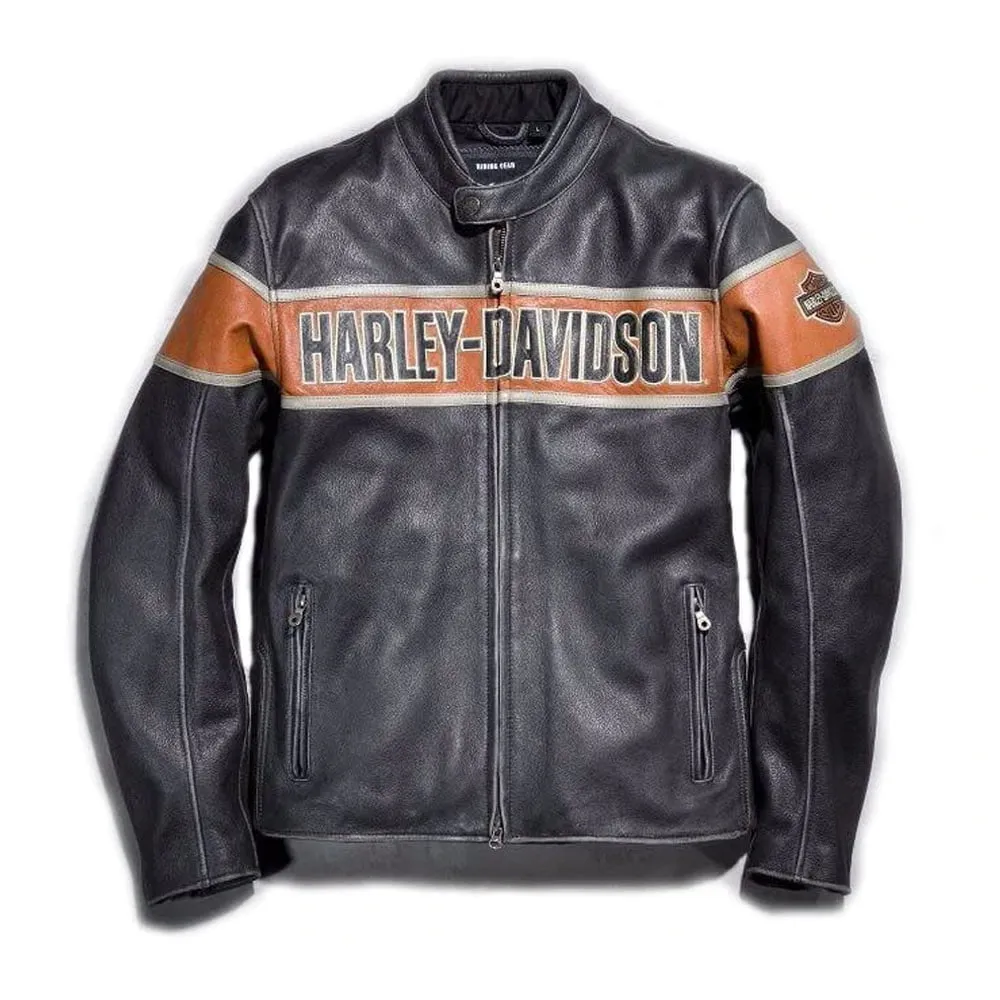 Harley Davidson Victory Lane Leather Jacket