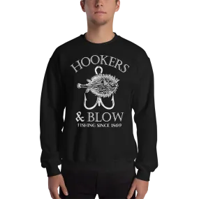 HOOKERS & BLOW CREWNECK SWEATSHIRT