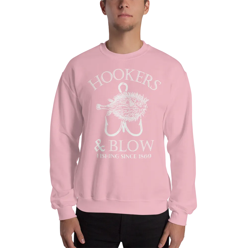 HOOKERS & BLOW CREWNECK SWEATSHIRT