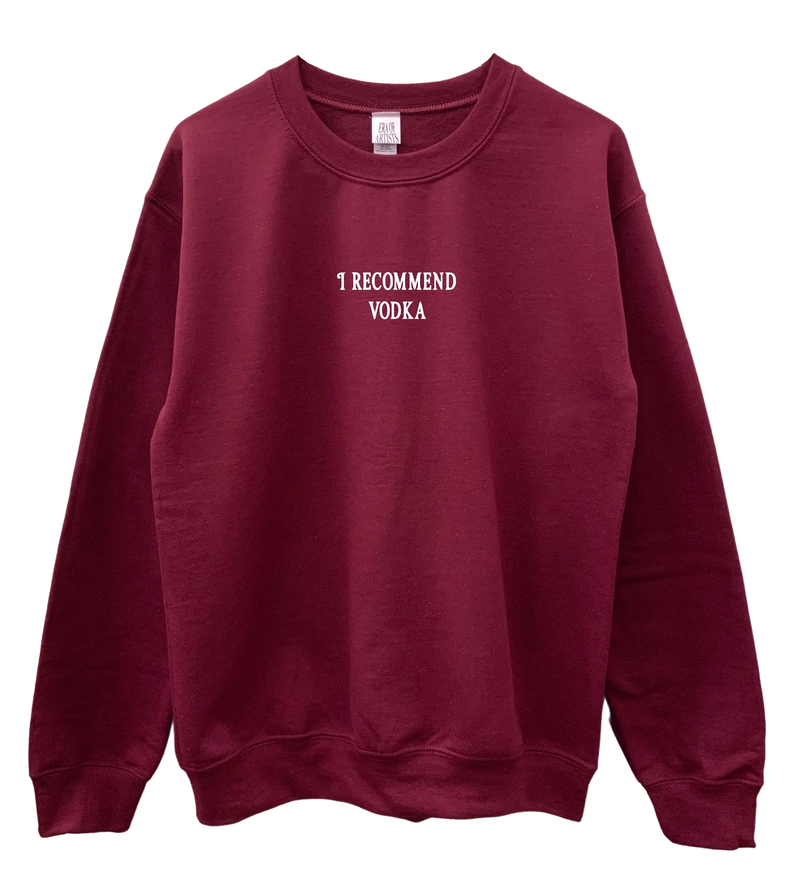 I Recommend Vodka Graphic Unisex Crewneck Sweatshirt - Color Options Available