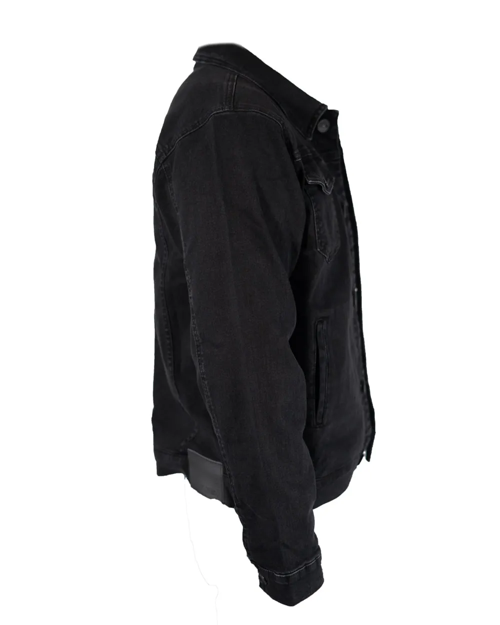 Jet Black Denim Jacket