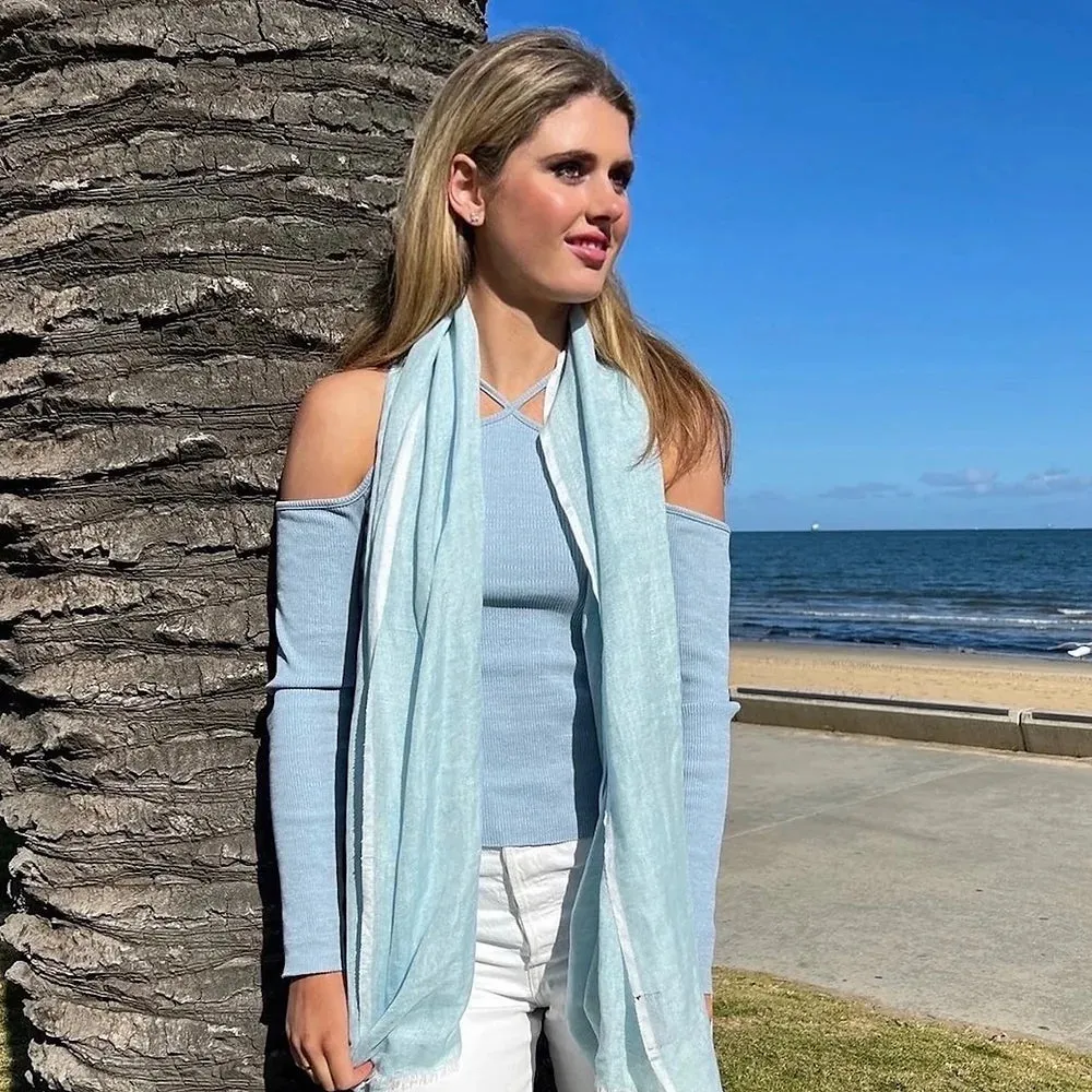 Linen Scarves Hand Woven