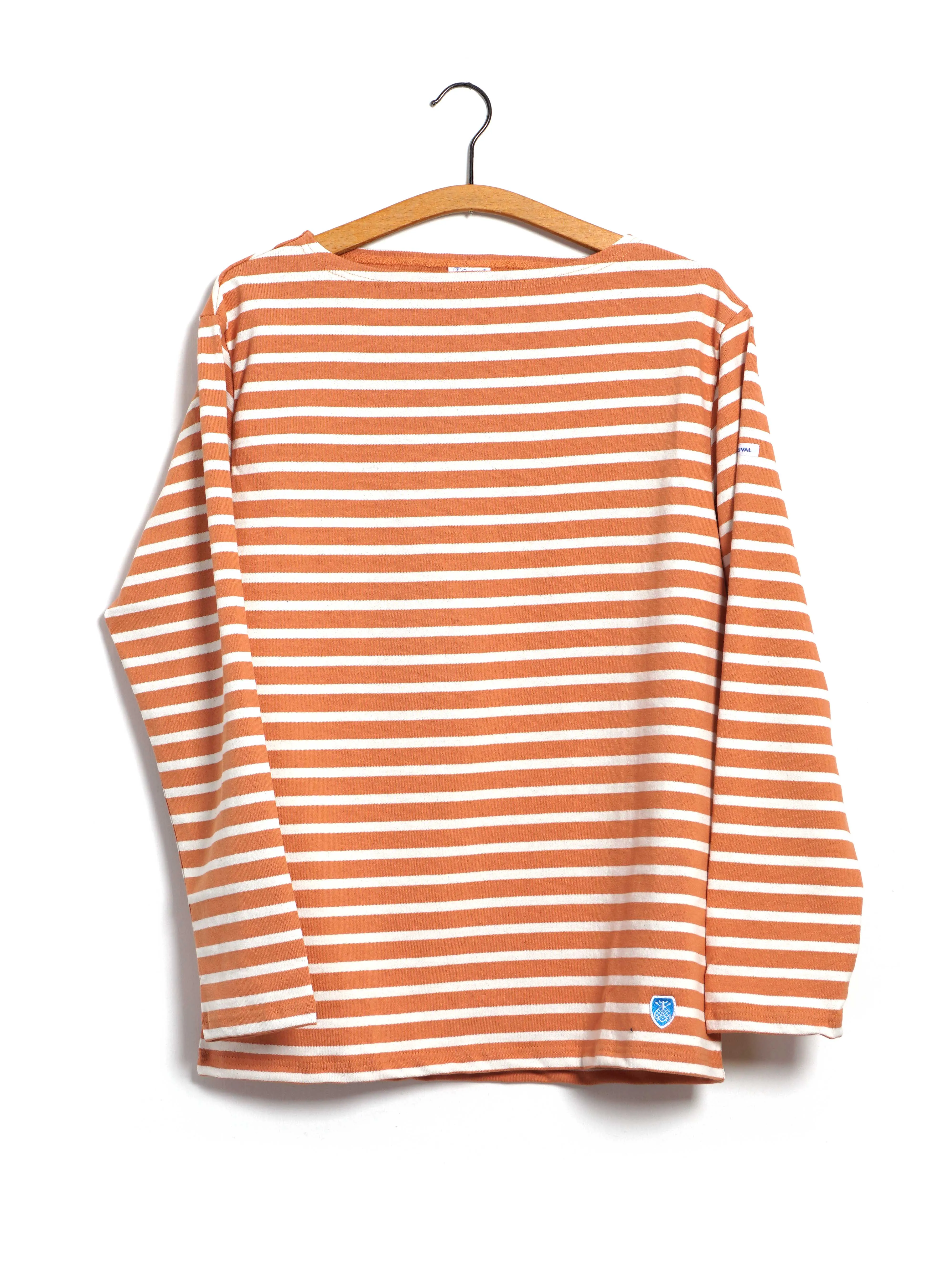 MARINE NATIONALE | Striped T-shirt | Persimmon Ecru