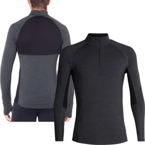 Men's Icebreaker ZoneKnit 200 Seamless Long Sleeve Half Zip {IC-104356}