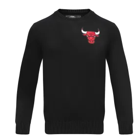 NBA CHICAGO BULLS KNIT BOX SET CREWNECK SWEATER (BLACK)