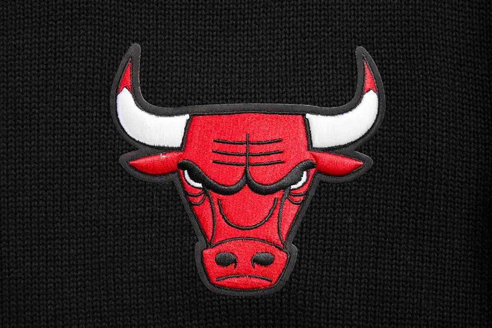 NBA CHICAGO BULLS KNIT BOX SET CREWNECK SWEATER (BLACK)