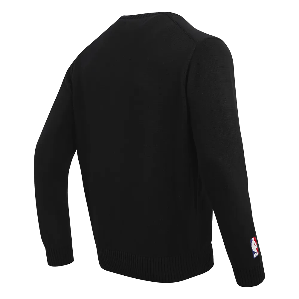 NBA CHICAGO BULLS KNIT BOX SET CREWNECK SWEATER (BLACK)