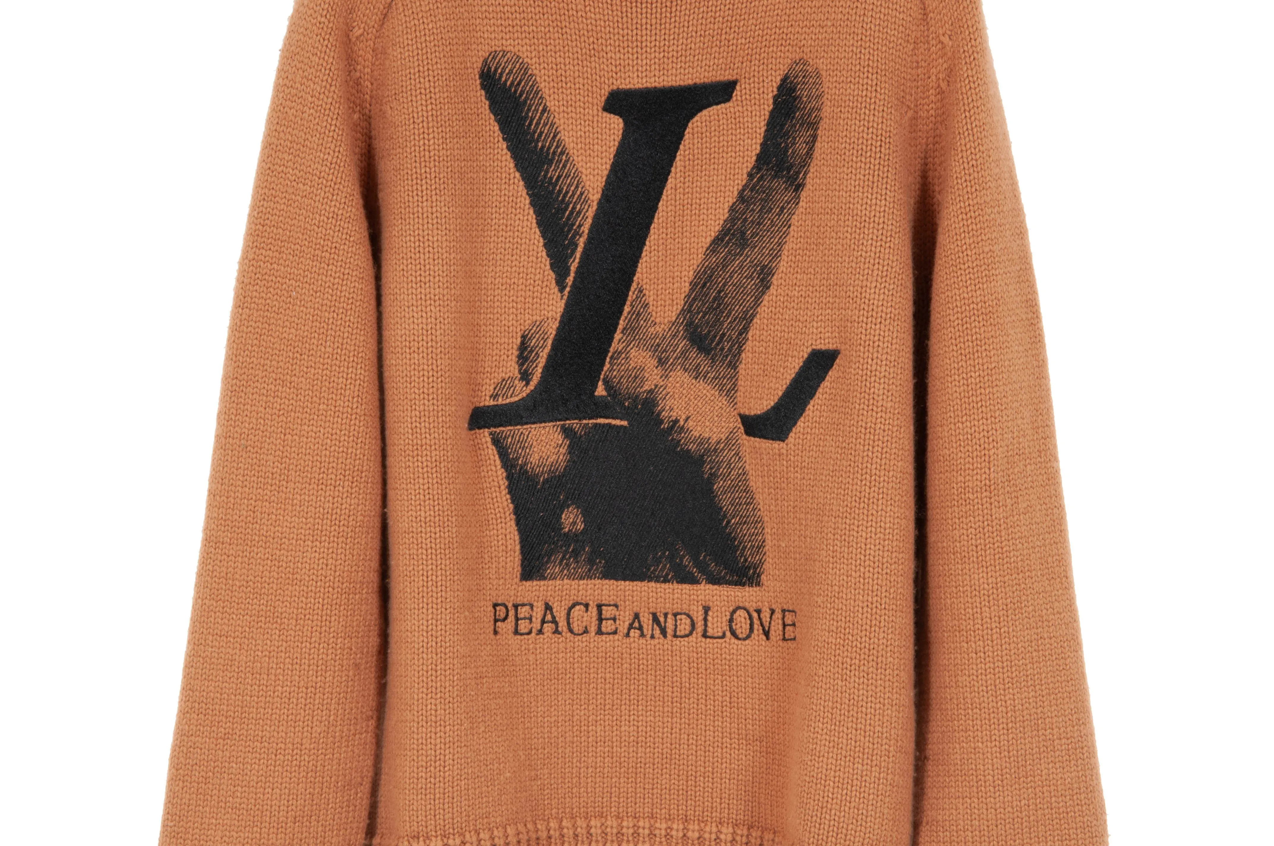 Peace & Love Crewneck Sweater