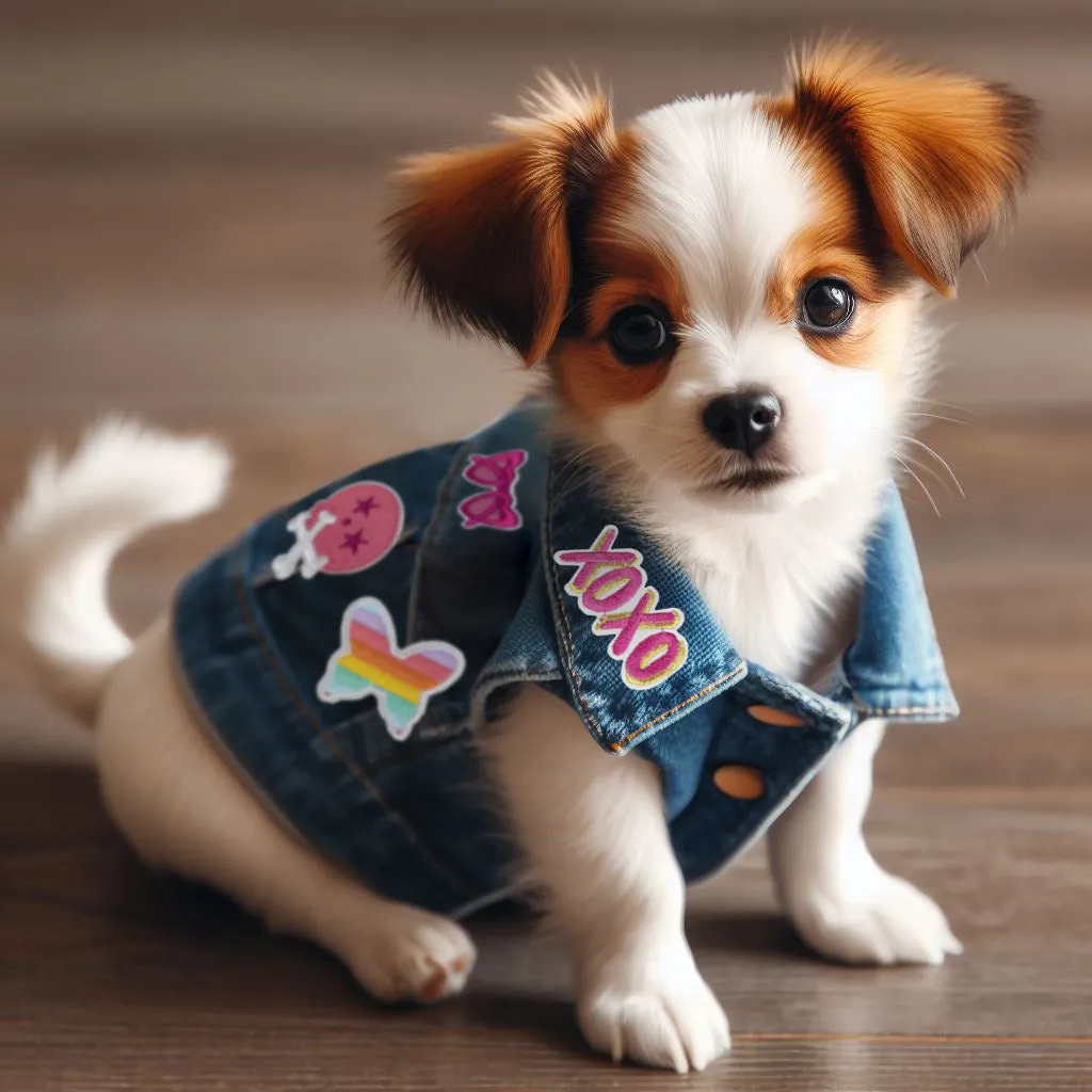 Personalized Dog Denim Vest