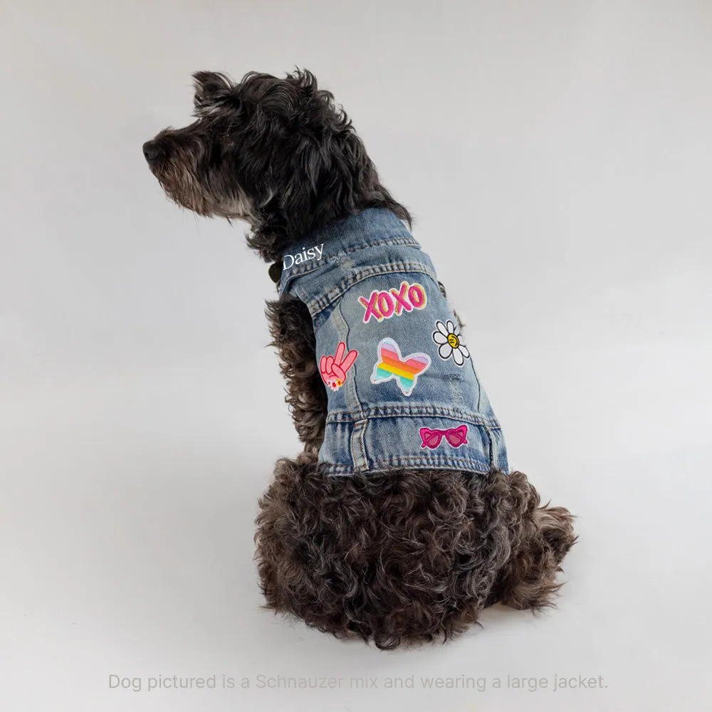 Personalized Dog Denim Vest