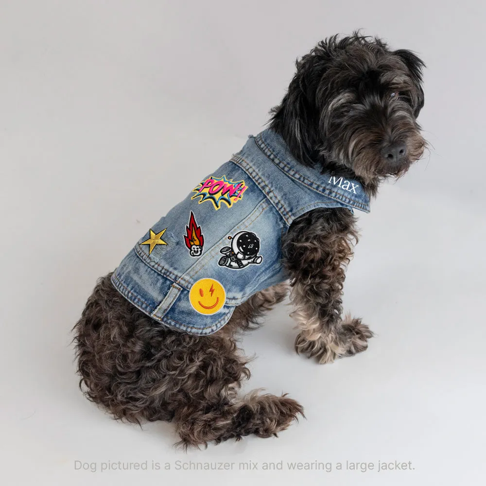 Personalized Dog Denim Vest