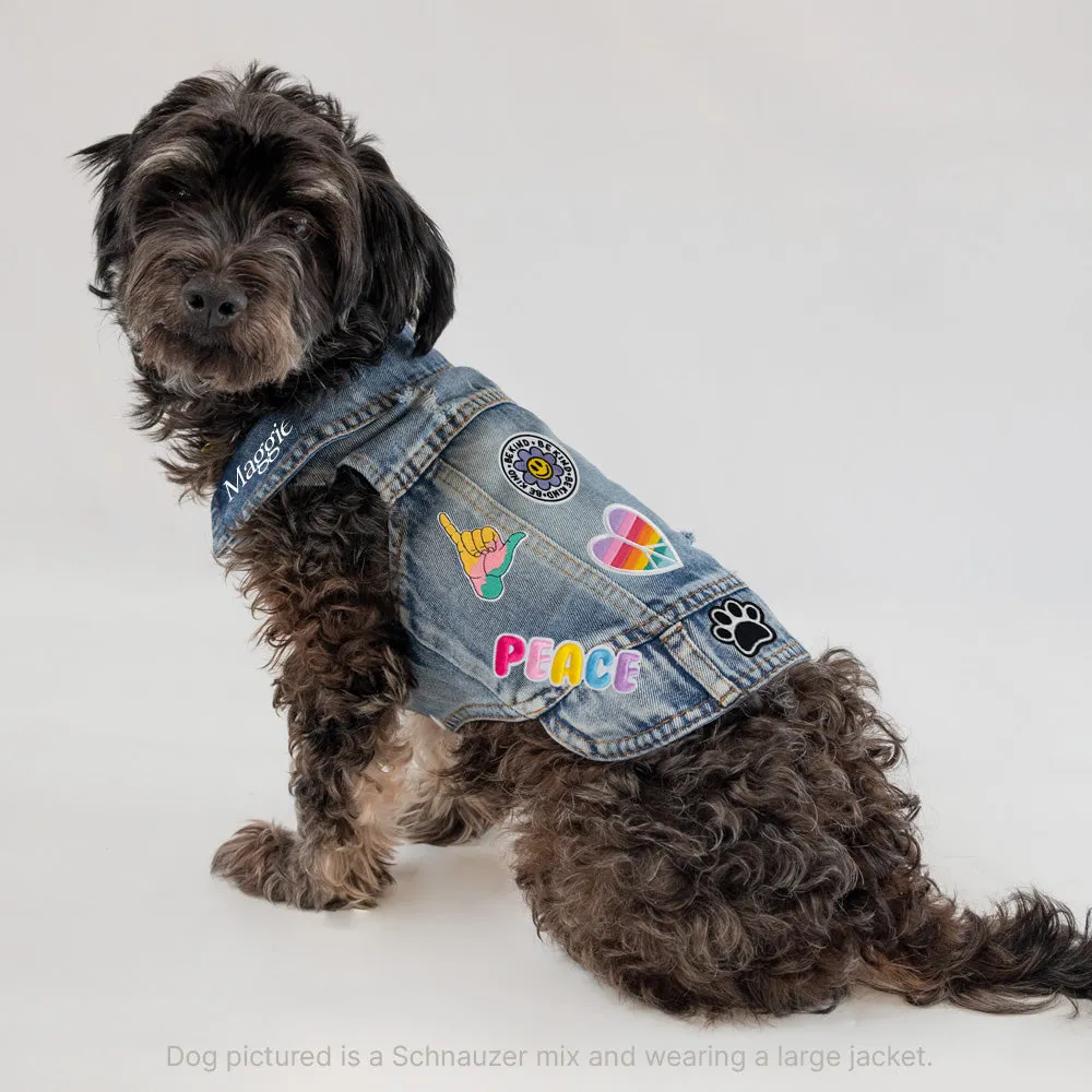 Personalized Dog Denim Vest