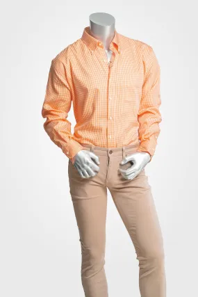 Peter Millar Orange Button Down