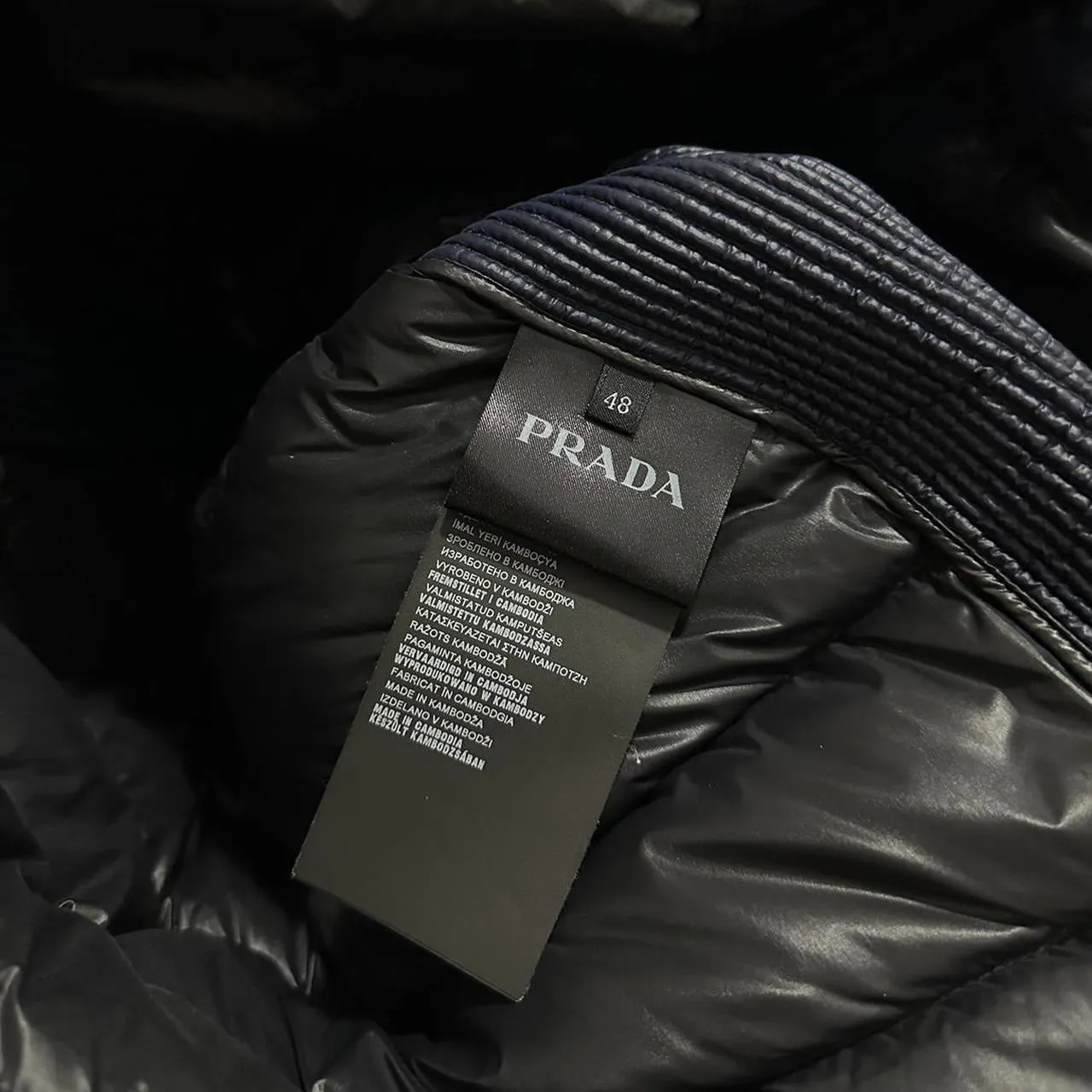 Prada Down Biker Jacket