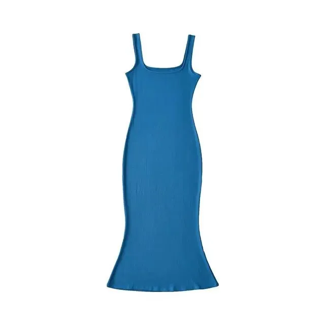 Pre Order:  Classic Midi Mermaid Sleeveless Dress