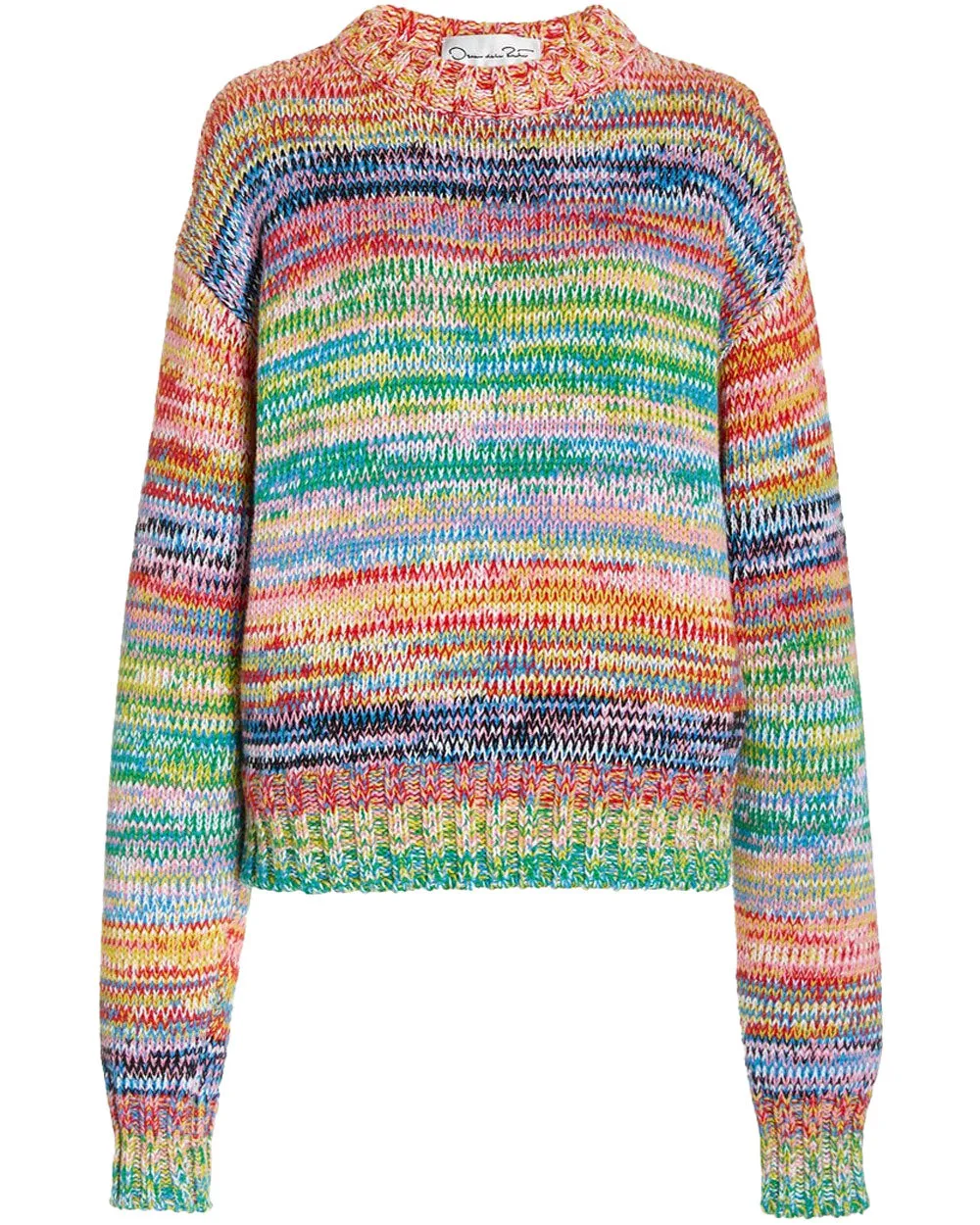 Rainbow Ombre Knit Sweater