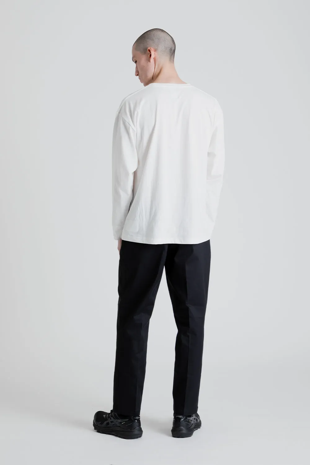 Relaxed Fit Chino Pants - Black