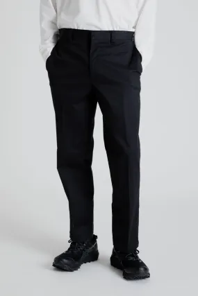 Relaxed Fit Chino Pants - Black