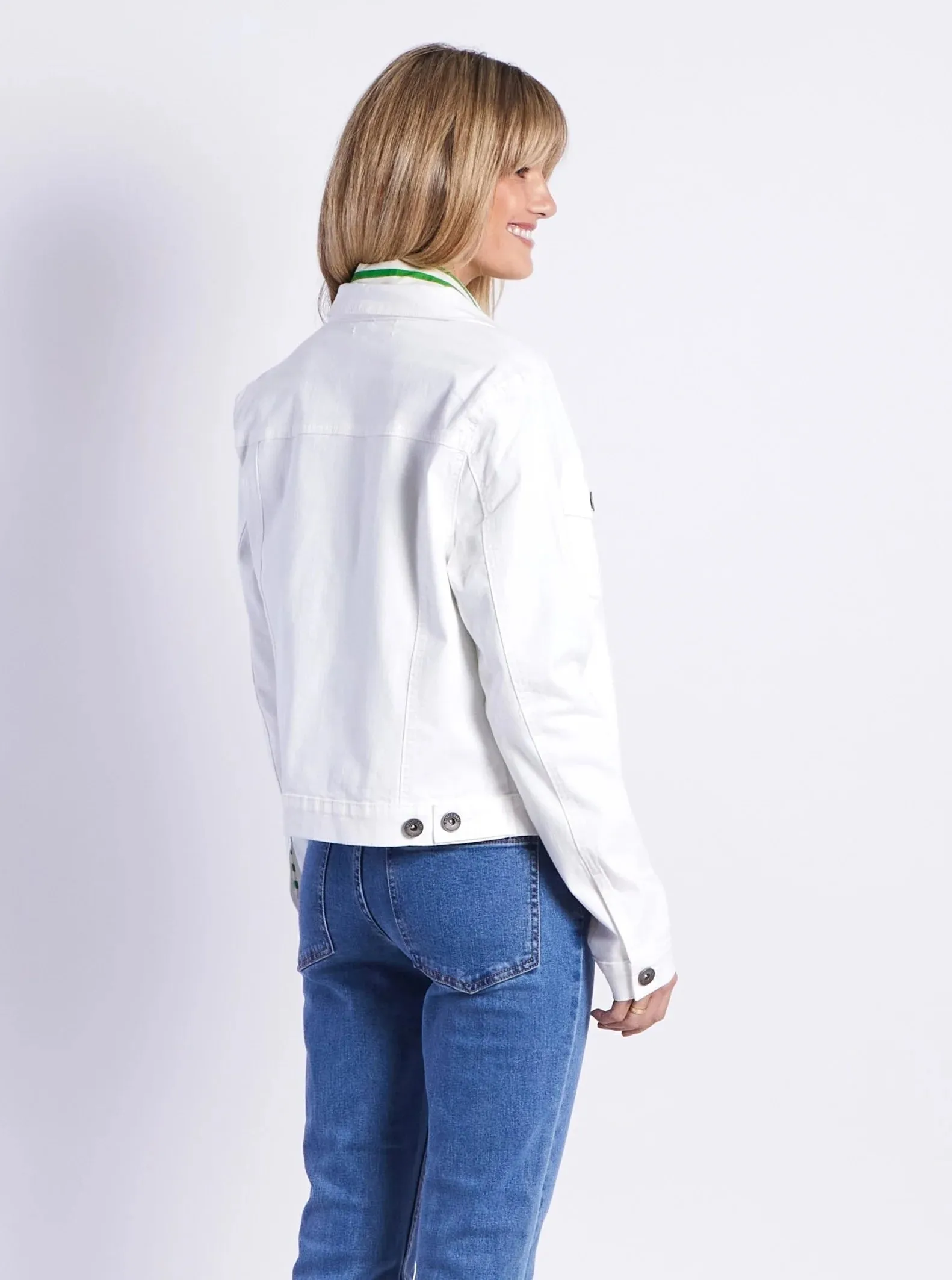 Rylan Denim Jacket - White