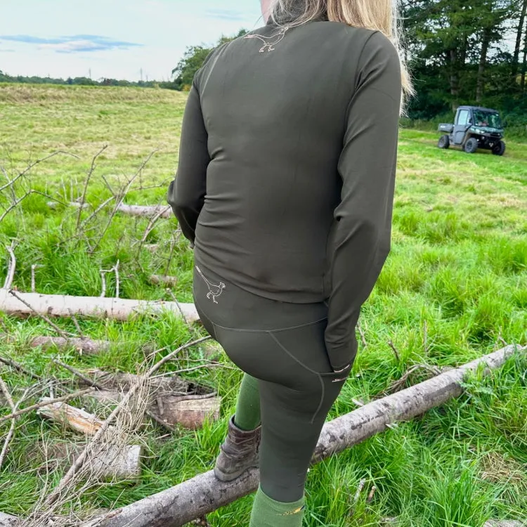 Shuttlesocks Leggings - Gamekeeper Green