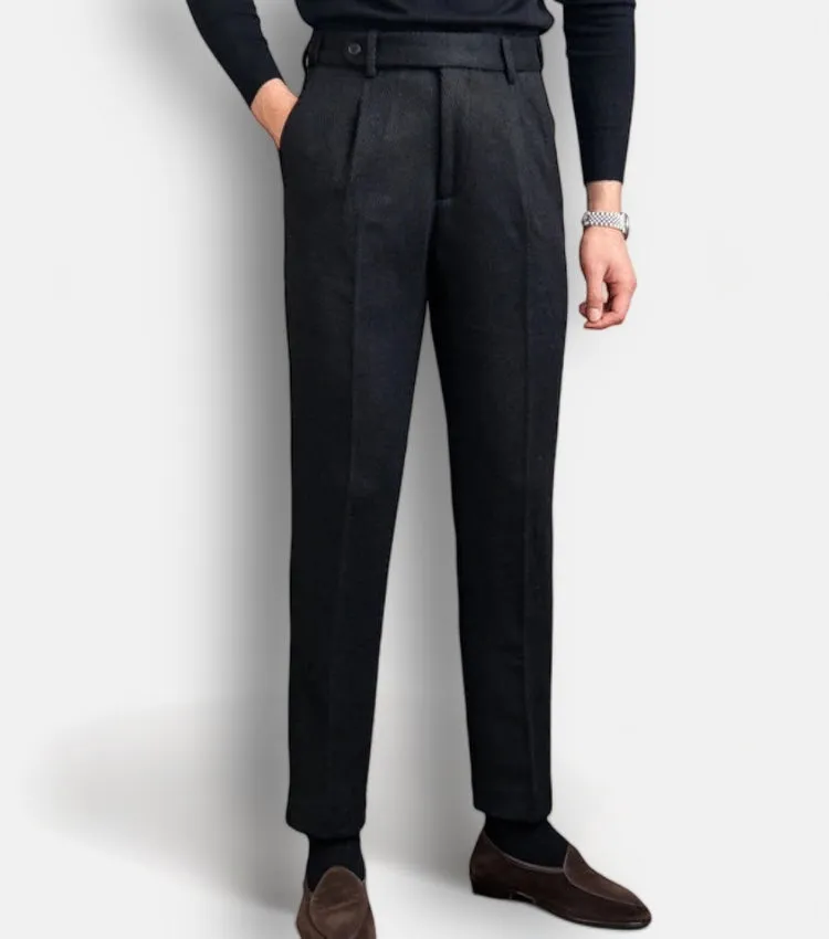 Winter wool italian trousers